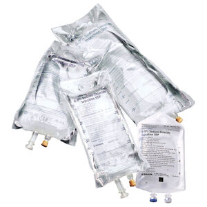 1000mL 5% Dextrose & 0.9% Sodium Chloride Injection (Rx)